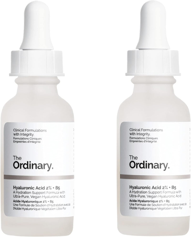 2 Packs of The Ordinary Hyaluronic Acid 2% + B5 30ml