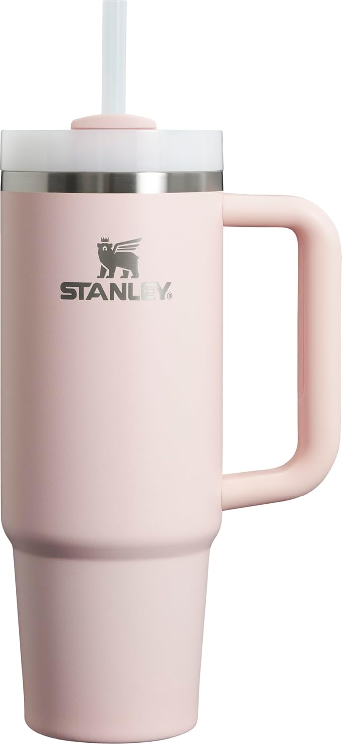 Stanley Quencher H2.0 Tumbler with Handle & Straw 40 oz | Twist On 3-Way Lid | Cupholder Compatible for Travel | Insulated Stainless Steel Cup | BPA-Free | Seafoam