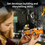 Speed Champions The Fast and The Furious Toyota Supra MK4 Car Toy - Model Kit w/Bryan O'Conner Minifigure - STEM Gift for 10+ Year Old Boys & Teenage Movie Fans - 77260