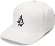 boys Full Stone Flexfit Hat Baseball Cap - White - New