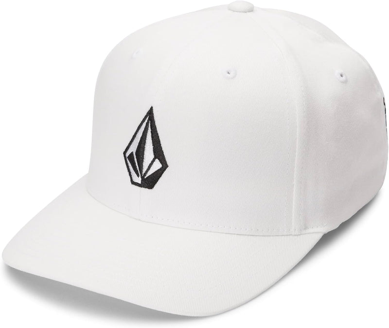 boys Full Stone Flexfit Hat Baseball Cap - White - New