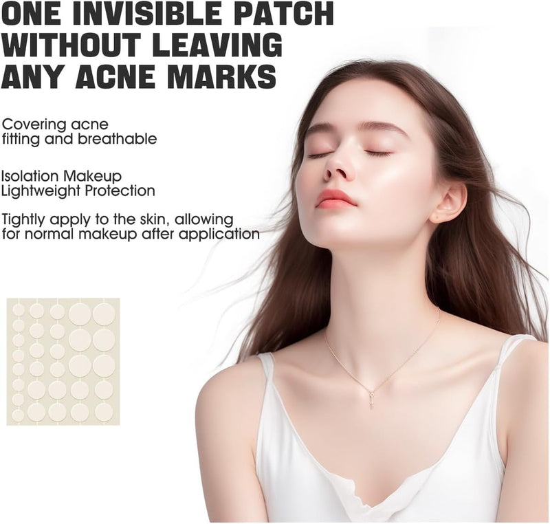 Vavilente Acne Pimple Patches,Hydrocolloid Acne Patch for Face, Pimple Patch for Zits And Blemishes,Mighty Patch,Pimple Stickers with Salicylic Acid, Tea Tree Oil & Calendula Oil(180 Count)
