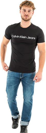 Womens Monogram Regular T-Shirt - Ck Black