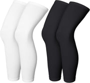 Skylety Unisex Knee Braces Classic (pack of 4) - Black and White
