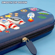 Pencil Case Organizer, Large Capacity Pencil Pouch, 3D EVA Pencil Bag, Cute Pencil Pen Box for Girls and Boys, Teens, and Students (Astronaut)