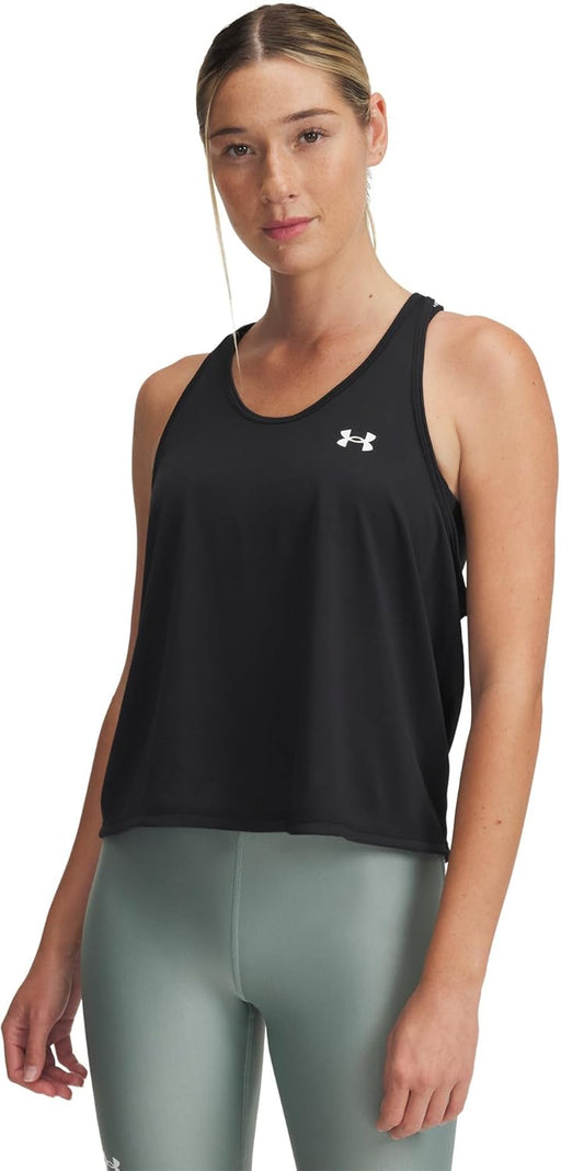 Women's Tech Swing Tank Top Vest - Black / / White