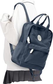 School Backpack For Girls Boy High School Middle Bookbag Lightweight Waterproof Small Backpack For Women - A7-blue