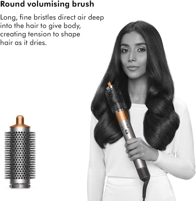 Dyson New Dyson Airwrap Hair Styler - HS05-2022 - Long (Prussian Blue/Copper) (Multi-functional Attachments Are The Perfect Alternatives to a Curling Iron, Curling Wand & Blow Dryer Brush)