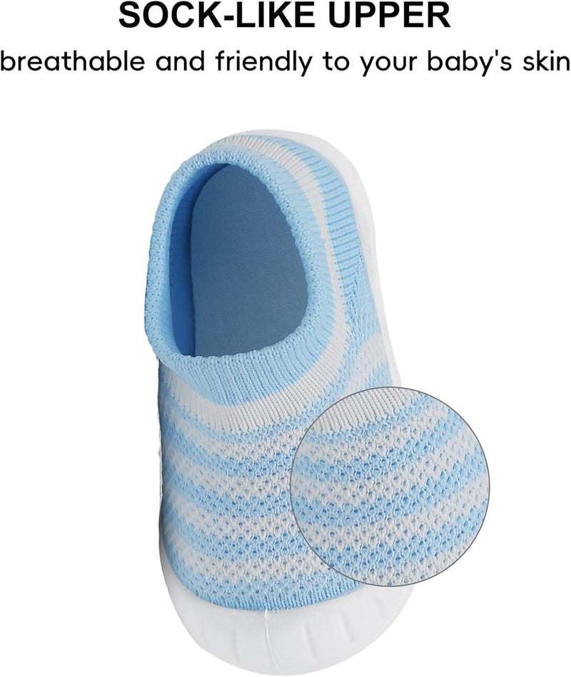 Baby Boy Girl Walking Shoes Non-Slip Toddler Sock Shoes 6 9 12 15 18 24 Months