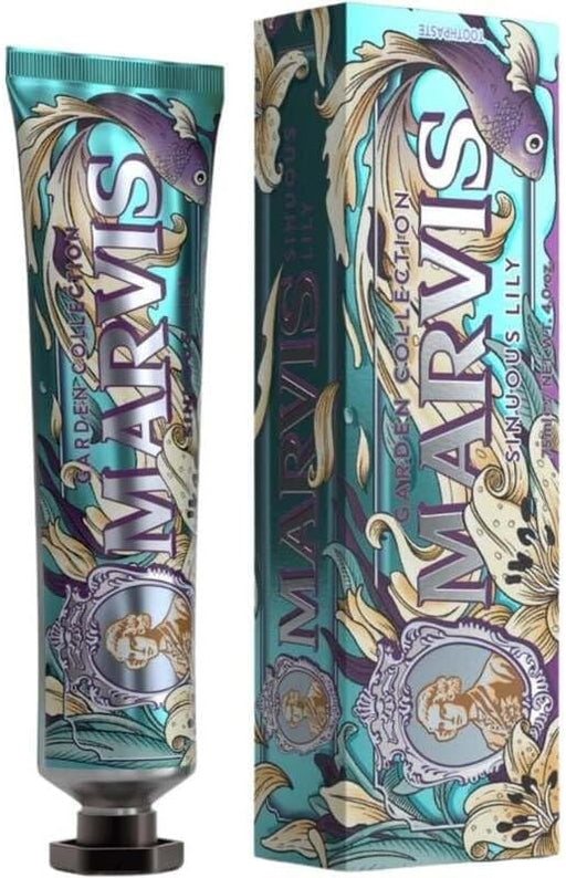 Marvis Sinuos Lily Limited Edition Toothpaste, 75 ml, Sensational Flavoured Toothpaste for a Long-Lasting Freshness