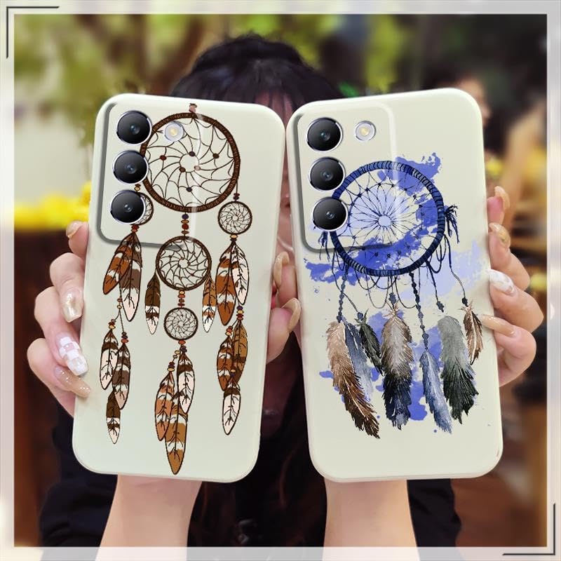 Lulumi-Phone Case For VIVO Y100 5G Indonesia/Y200E 5G/V30 Lite, phone cover Silicone mobile phone case Solid color protective cell phone cover Durable Skin feel silicone Soft Case