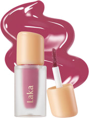 Fruity Glam Lip Tint Mini, 1.9g/0.07oz, Glowing Lip Stain with Wide Color Spectrum, Hydrating & Lightweight Texture, Long-Lasting Bold Stain, Non-Sticky, Vegan, K-Beauty (102 Dewy) - #147 Currant