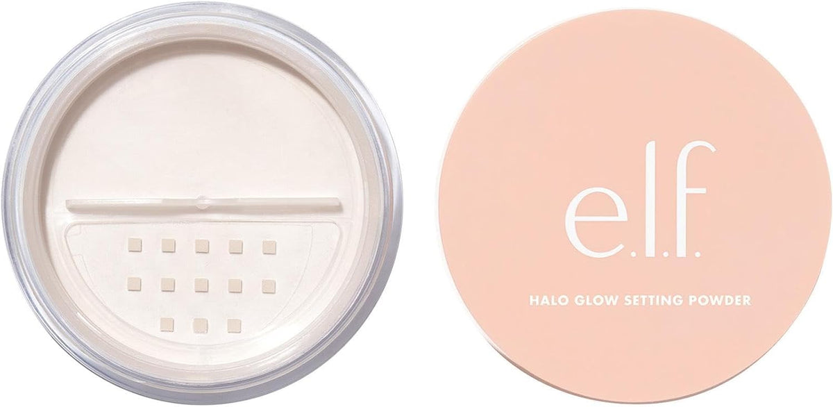 e.l.f., Halo Glow Setting Powder, Silky, Weightless, Blurring, Smooths, Minimizes Pores and Fine Lines, Creates Soft Focus Effect, Light, Semi-Matte Finish, 0.24 Oz – image 2
