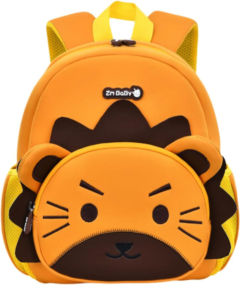 Cute Kids Backpack Toddler Backpack Bag Schoolbag Animal 3D Cartoon Stuffed Animal for Baby Girl Boy 2-8 Years Small Kids Daypack (Pink Bunny) - Cute Lion