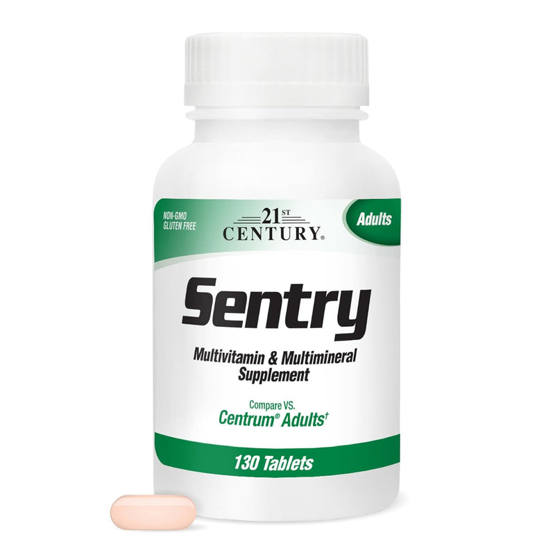 21st Century Sentry Multivitamin & Multimineral Supplement, 130 Tablets