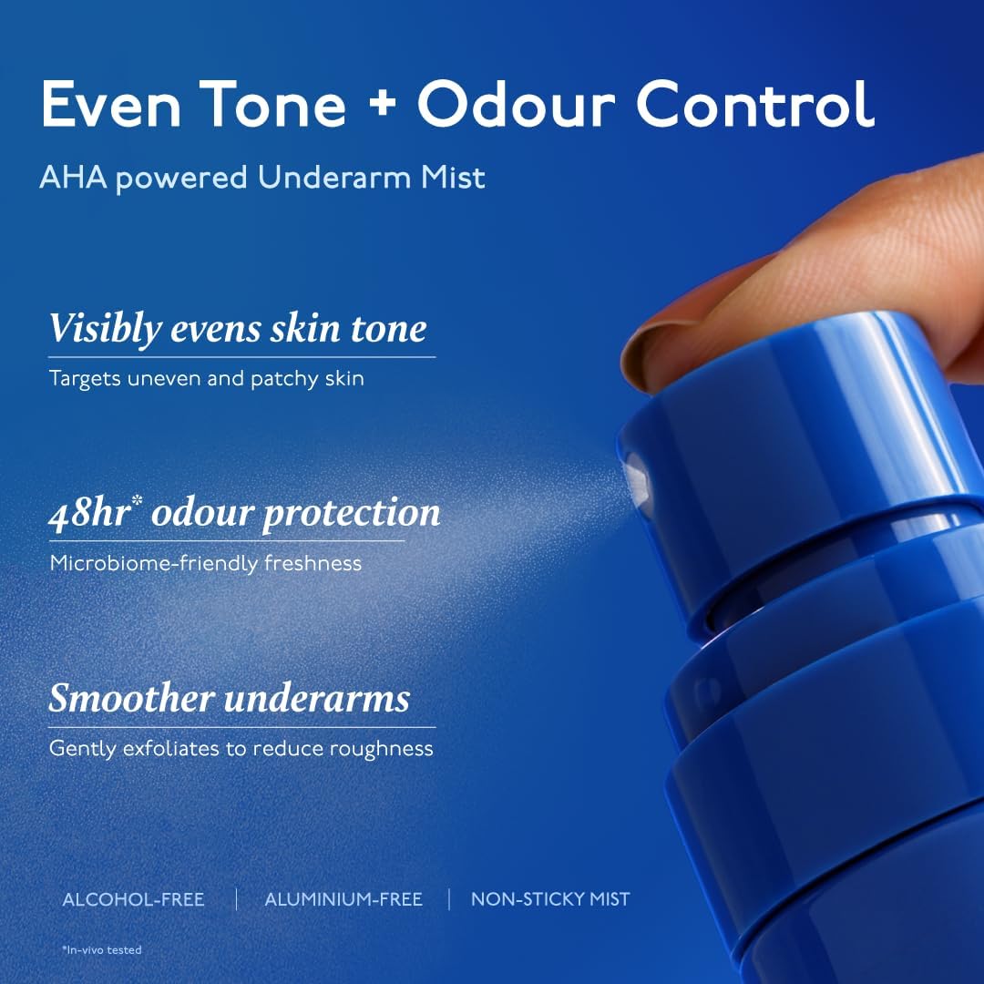 Asaya Even Tone Underarm Mist Lightweight Spray for Underarm Pigmentation Removal & Odour Control Even Tone Underarm Mist for Dark Underarms 100 ml – image 2