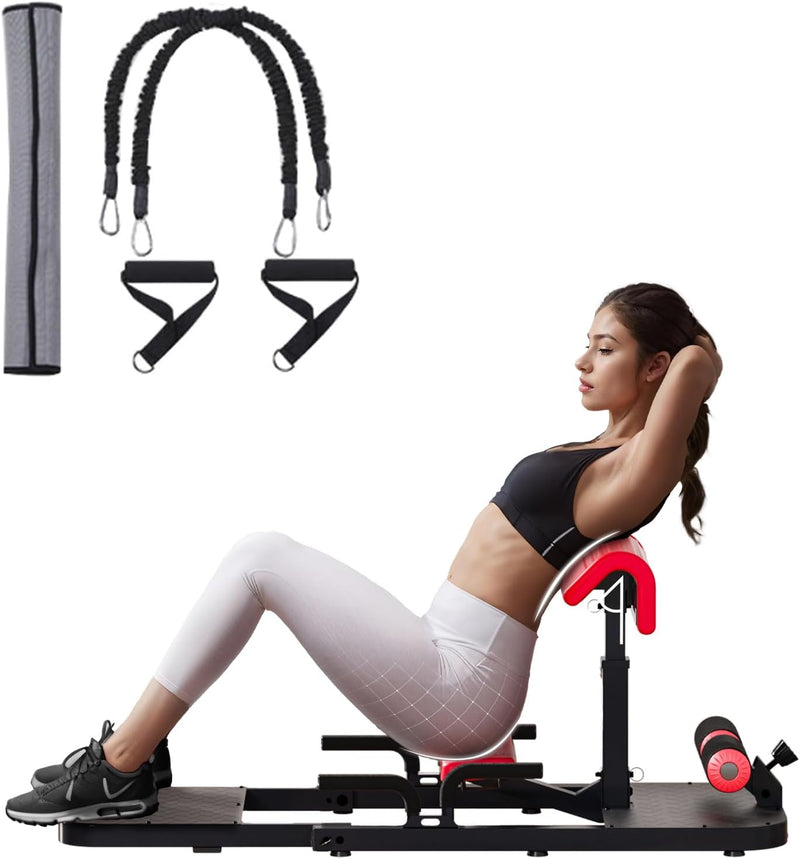 seanleecore Multi-Function Deep Sissy Squat Machine Home Gym Hip Thrust Machine Booty Sprout Home Workout Equipment for Women & Men