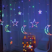 Eid Moon With Stars Decorative Lights | Ramadan Decoration Lights

