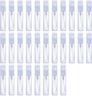 30Pcs 5ml Portable Mini Refillable Clear Glass Empty Sprayer Perfume Bottles Cosmetic Atomizers Spray Bottle Container for Travel Party Must Makeup Tool (30Pcs 5ml Glass Perfume Bottles)