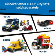 City Hot Rod 60485 Race Car Toy, Driver Minifigure & Folding Roof, Fine Motor Skills Set, Gift for 5+ Year Old Boys & Girls, 81 Pieces