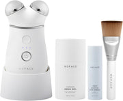 NuFACE TRINITY+ PRO Starter Kit - Lift, Contour & Tone your skin - Smart Advanced Facial Toning Device - Includes Silk Crème & Aqua Gel