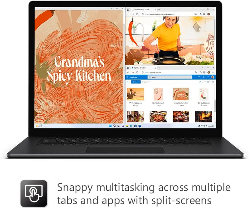 Microsoft Surface Laptop 5 with 13.5" 2256 x 1504 display, Intel i5-1235U, Integrated Iris Graphics, 8GB RAM, 512GB SSD, Windows 11, Black - [R1S-00039], 13.5 Inch UAE Model