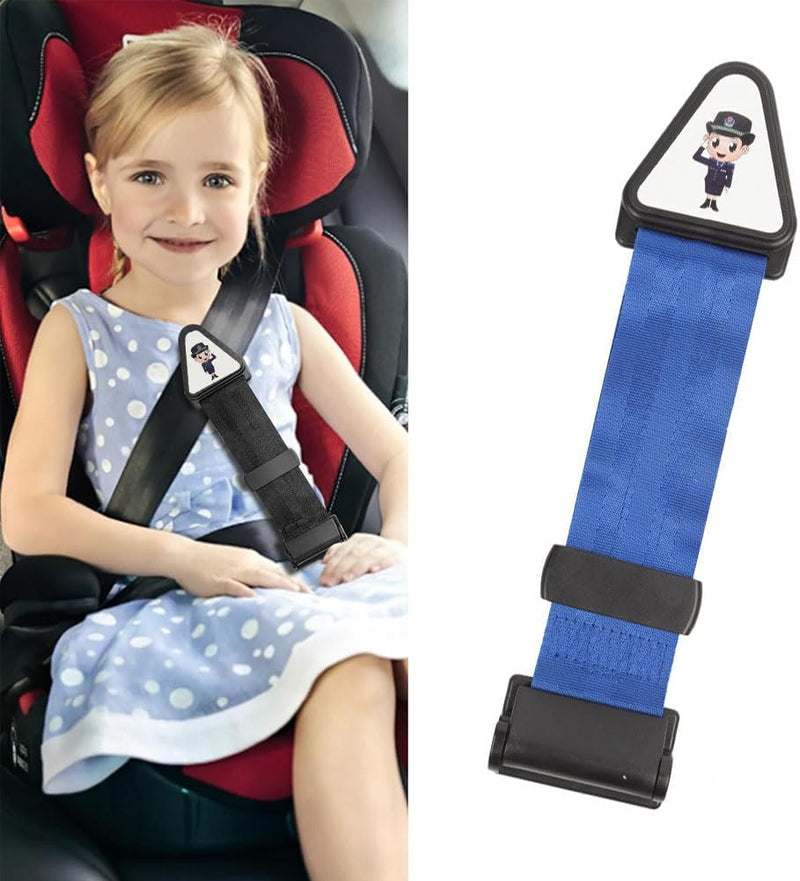 Goodern Kids Seat Belt Adjuster,Adjustable Car Seatbelt with Clips Car Universal Seatbelt Adjuster to Protect Child's Neck and Face,Comfort Neck Protector Belt for Children's Travel Essential-Black