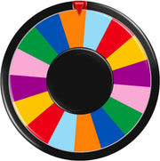 AZDVZD 8 Inch Table Spinning Wheel,Double-Sided 8/16 Slot Color Prize Wheel,Dry Erase Spin Wheel for Fortune Spinning Game,Trade Show, Holiday Activities,Party Pub,Home Education