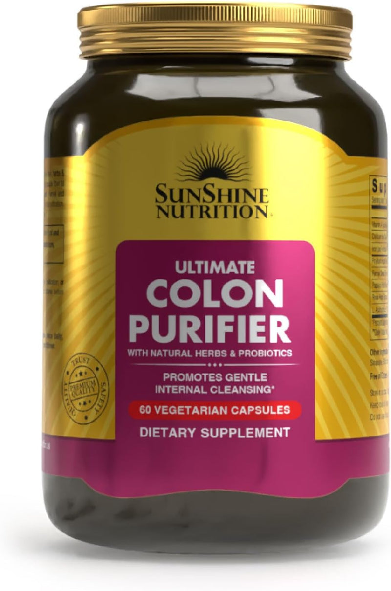 Ultimate Colon Purifier, 60 Veg Capsules - Digestive Health Supplement, Gut Balance Support