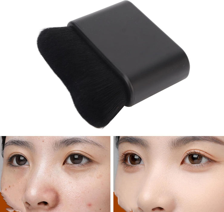 Cryfokt Tanning Brush, Self Tanner Brush Black Body Makeup Sturdy Maximum Coverage for Women for Home