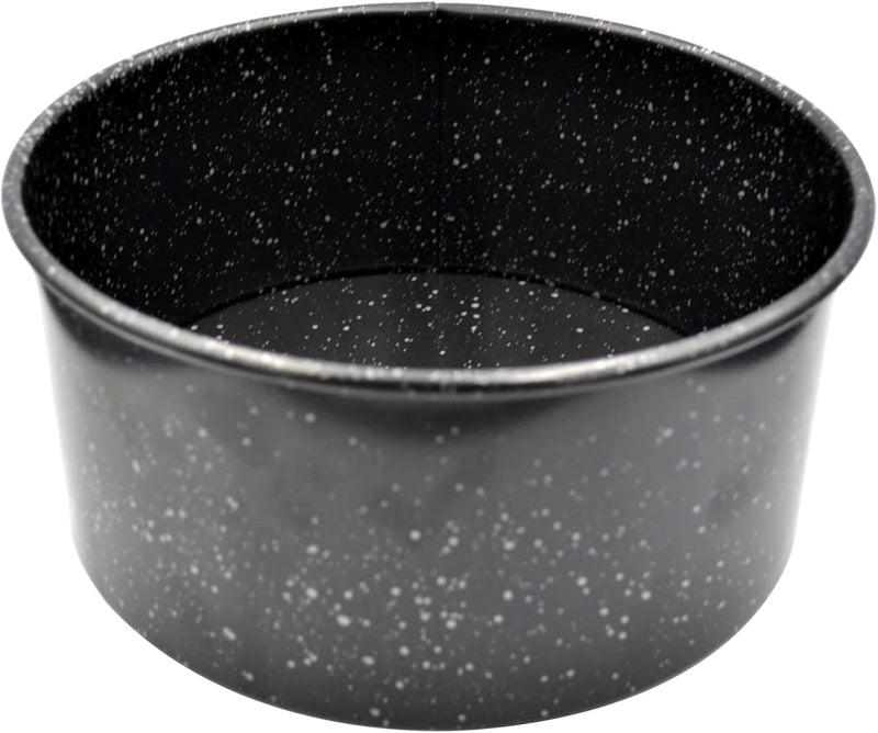 Prestige Granite Stone Springform Cake Round Pan 18 CM Non-Stick Bakeware Carbon Steel Leakproof Baking Tin Black-PR48782 - 8 inch Round