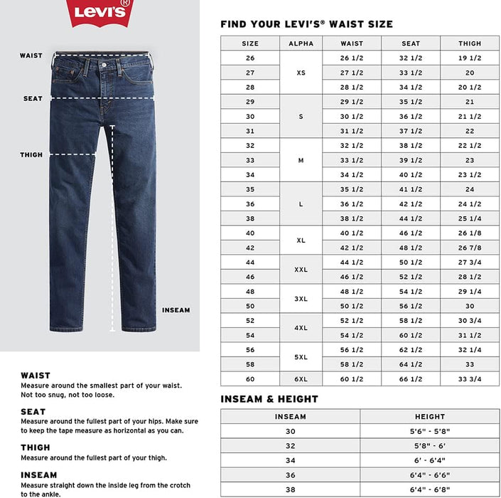 Levi's Men's 502 Taper Fit Jeans (Also Available in Big & Tall)