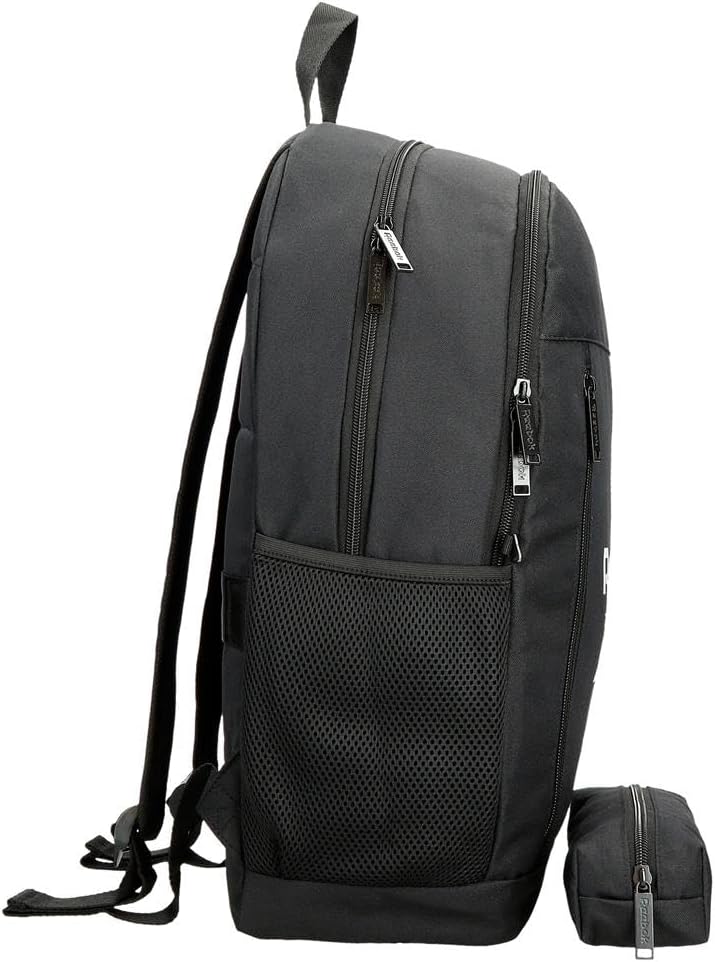 unisex-adult BACKPACK 48CM 2C W CARRY ALL REEBOK ASHLAND BLACK BLACK 31.5X45X15
