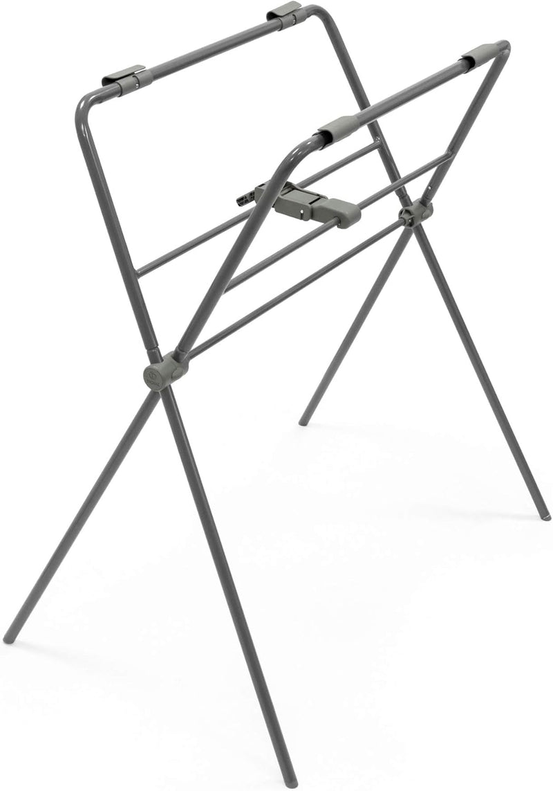 Stokke Flexi Bath Stand - Made to Fit Stokke Flexi Bath Foldable Baby Bath Tub - Lightweight & Easy to Store - Convenient, Comfortable & Safe - Best for Newborns Up to 10 kg/21 lbs - Grey - Accessories Stand for Stokke Flexi Bath