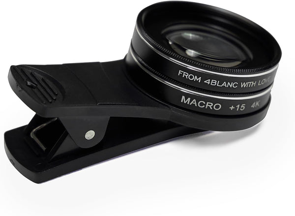 4BLANC External Macro Lens Kit with Mount for Any Smartphone