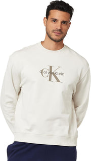 mens Ls eu 350terry monol Sweatshirts (pack of 1) - Chalk