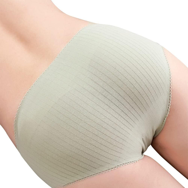 100% Cotton Underwear For Women Mid Rise Everyday Essential Brief Underwear 3 Pack Sets