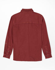 Women Button-Up Shirt - Rust