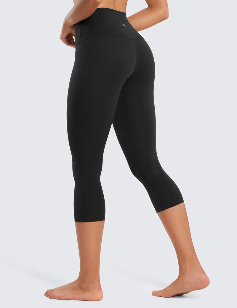 CRZ YOGA Womens Butterluxe High Waisted Lounge Legging 19 Inches - Workout Leggings Buttery Soft Capris Yoga Pants