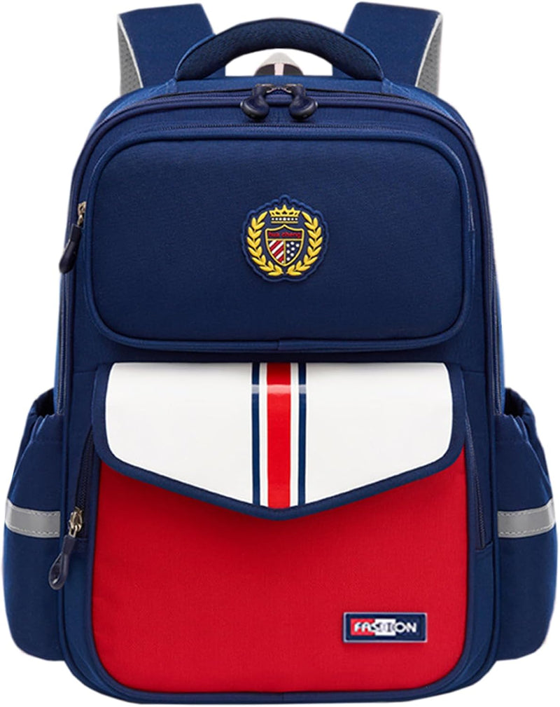 Kids Backpack for Girls Boys Book Bag for Elementary Primary, Cute Children Bookbag Teens School Bags Toddler Backpack - Red