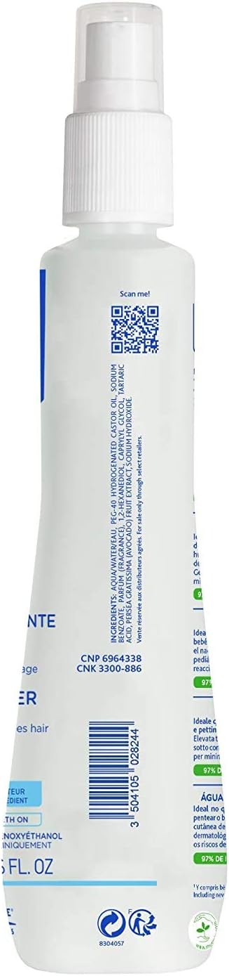 Baby Hair Styler & Skin Freshener - with Natural Avocado & Chamomile Water - Vegan & Hypoallergenic - 200ml (Pack of 2)