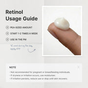 Retinol Flat Iron Eye Roller - 25ml Firming & Lifting Retinol 0.1% / Bakuchiol