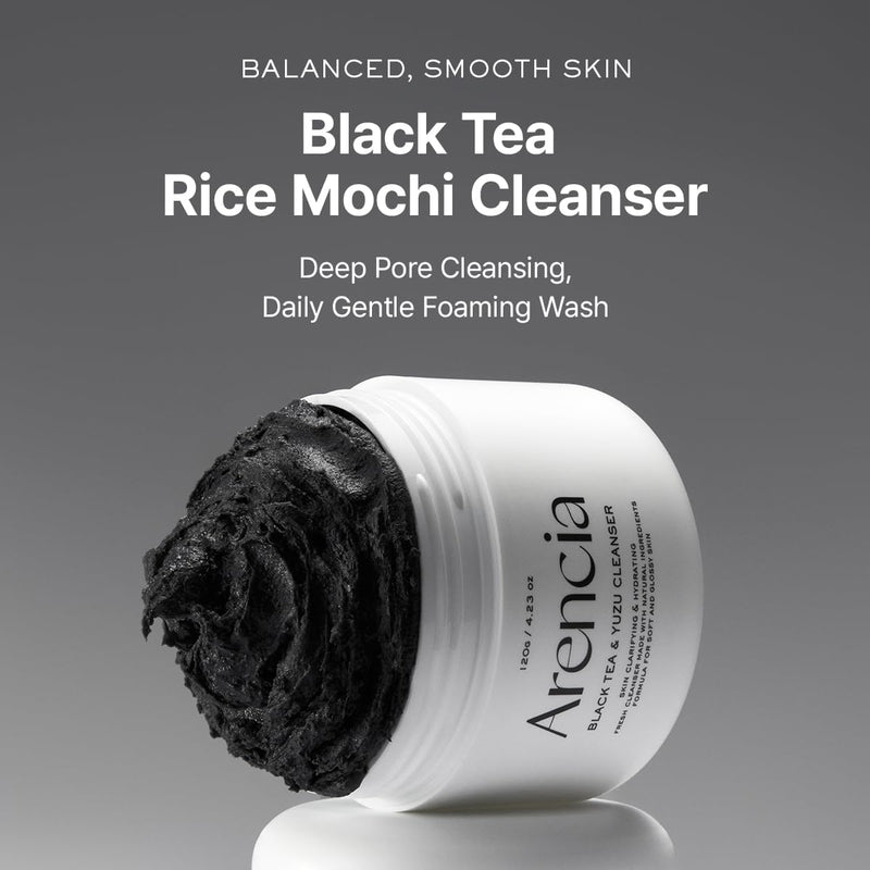 Black Tea & Yuzu Rice Mochi Cleanser 120g - 119.92 g (Paquete de 1) black