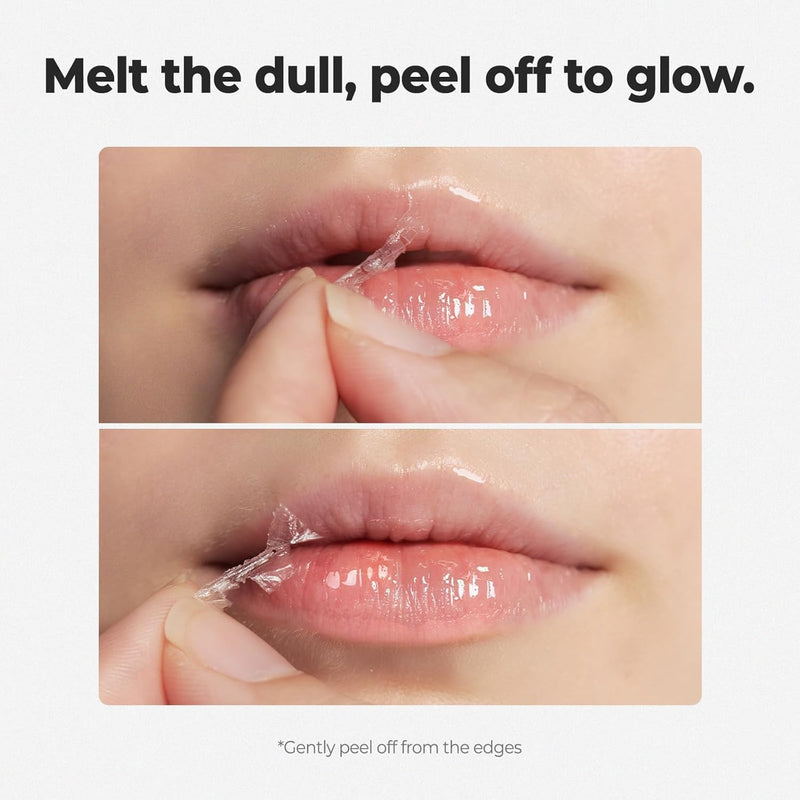Soothing Prep Lip Mask, Cooling Peel-Off Lip Mask, Jelly tip for Hygienic & Easy Application, Daily Lip Care, K-Beauty