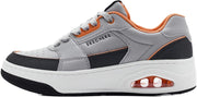 uno court mens Sneaker - CHARCOAL ORANGE