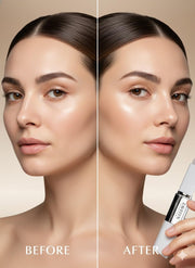ZAVELYN Korean Color Changing Foundation Stick with Built-in Brush, V White Medium to Full Coverage Makeup, Dewy Finish, Paraben-Free BB CC Cream Hybrid, Natural 202