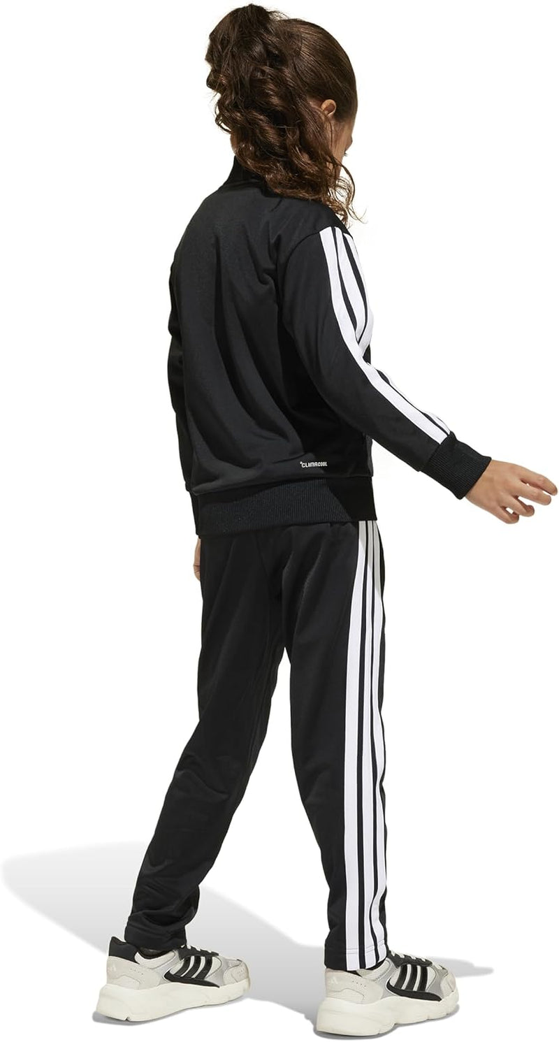 adidas Unisex Kids Seasonal Essentials Tiberio 3 Stripes Tricot Tracksuit TRACKSUIT