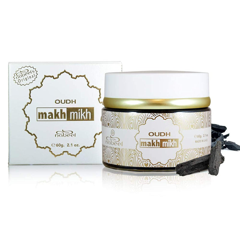 Nabeel Perfumes Oudh Makh Mikh Incense Solid Perfume For Unisex, 60 gm