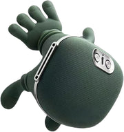 ZoserX - Bionic Heated Massager, Portable Shiatsu Neck and Back Massager, Electric Deep Tissue 4D Kneading Massage, Simulated Human Hand Design for Pain Relief and Muscle Relax (Green) - Green