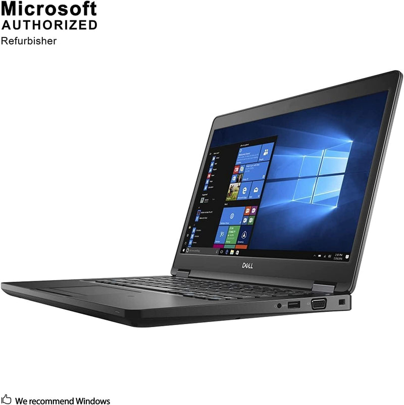 Dell (Refurbished) Latitude 5490 Intel Core i5-8250U X4 1.6GHz 16GB RAM, 512GB SSD 14 inch LCD, Black - Windows 10 Pro